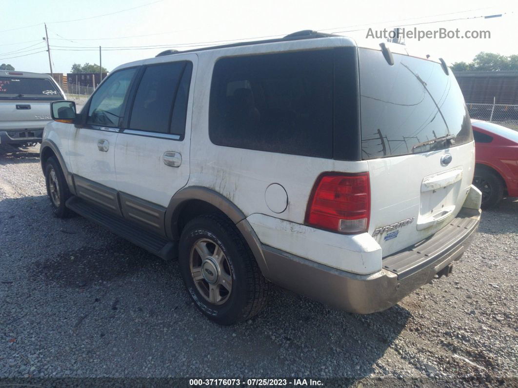 2003 Ford Expedition Eddie Bauer White vin: 1FMRU17W43LA80655