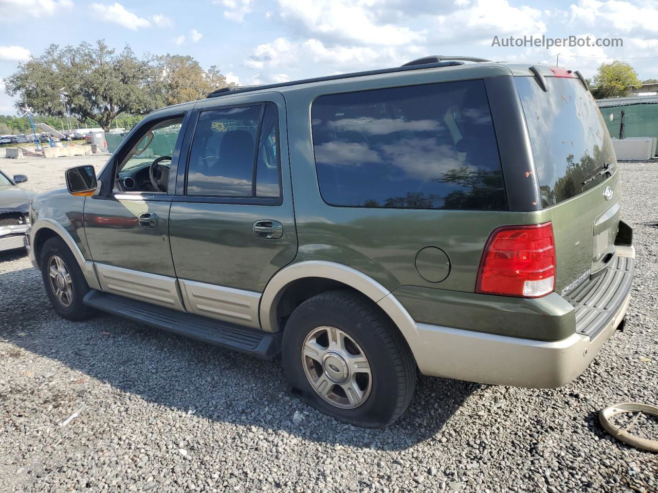 2003 Ford Expedition Eddie Bauer Green vin: 1FMRU17W43LB55127