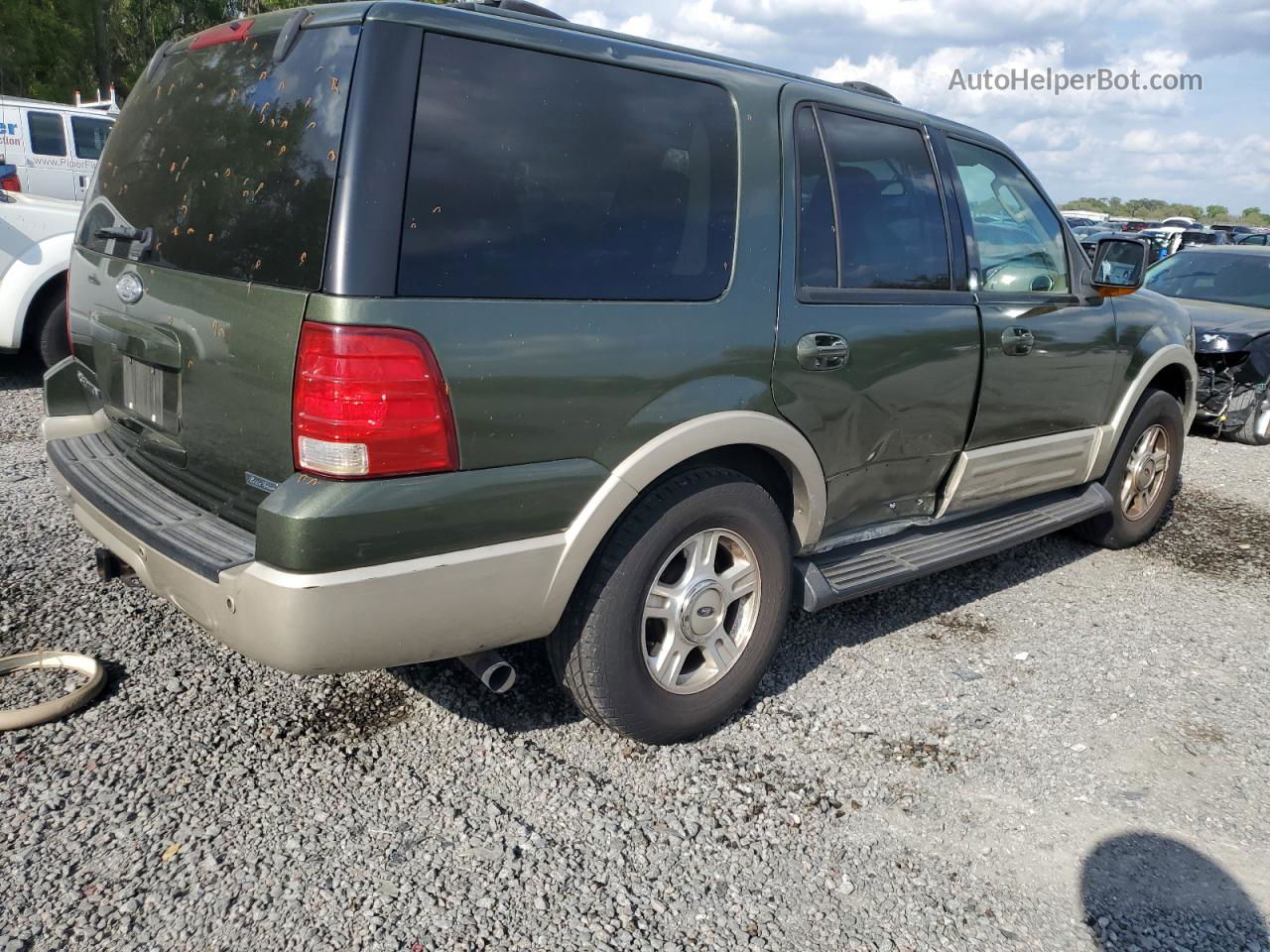 2003 Ford Expedition Eddie Bauer Green vin: 1FMRU17W43LB55127