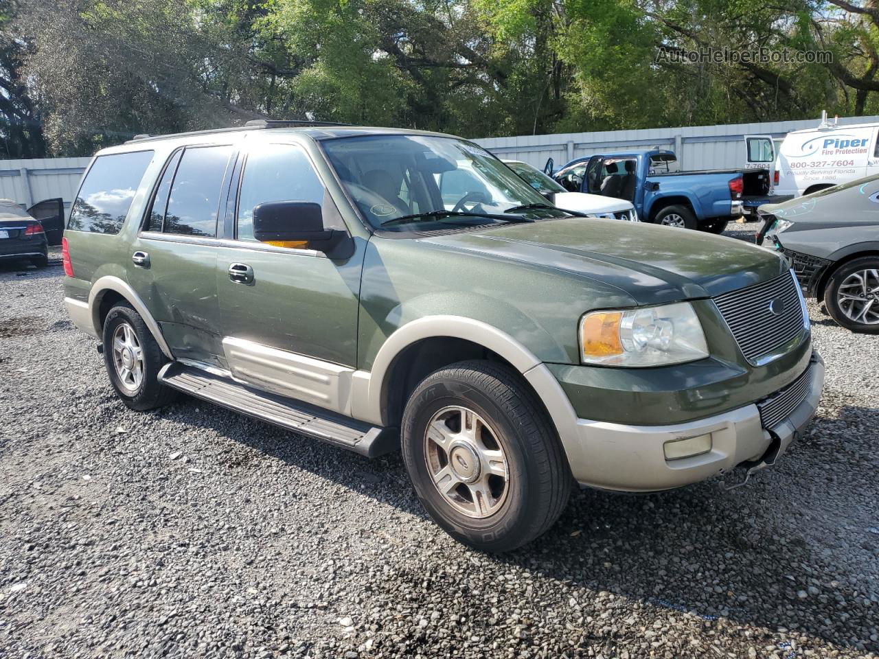 2003 Ford Expedition Eddie Bauer Green vin: 1FMRU17W43LB55127