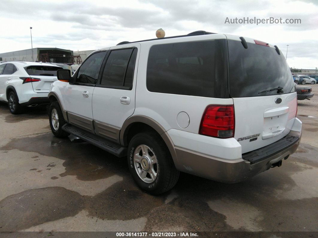 2003 Ford Expedition Eddie Bauer White vin: 1FMRU17W53LA05253