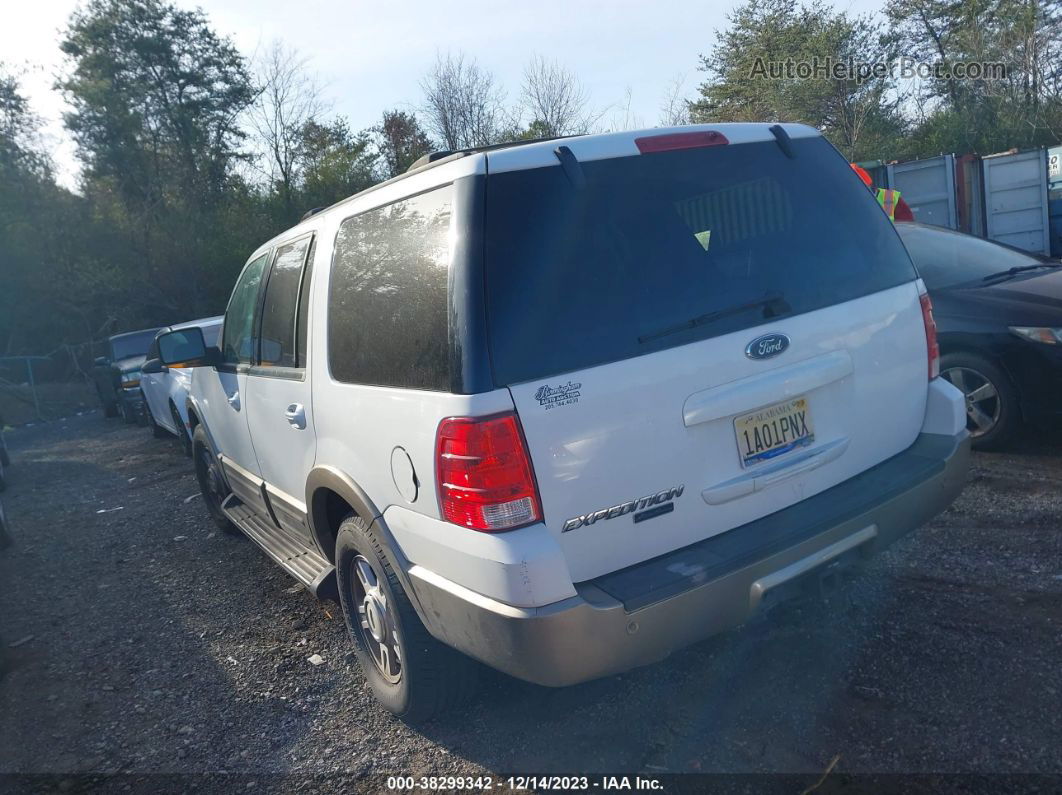 2003 Ford Expedition Eddie Bauer Белый vin: 1FMRU17W53LA19220