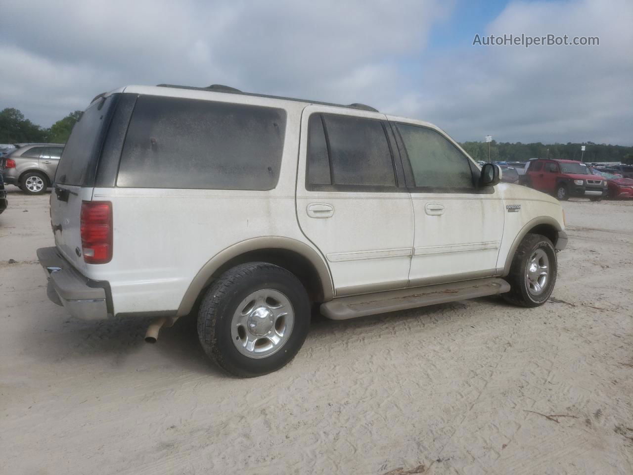 2001 Ford Expedition Eddie Bauer White vin: 1FMRU17W61LB63257