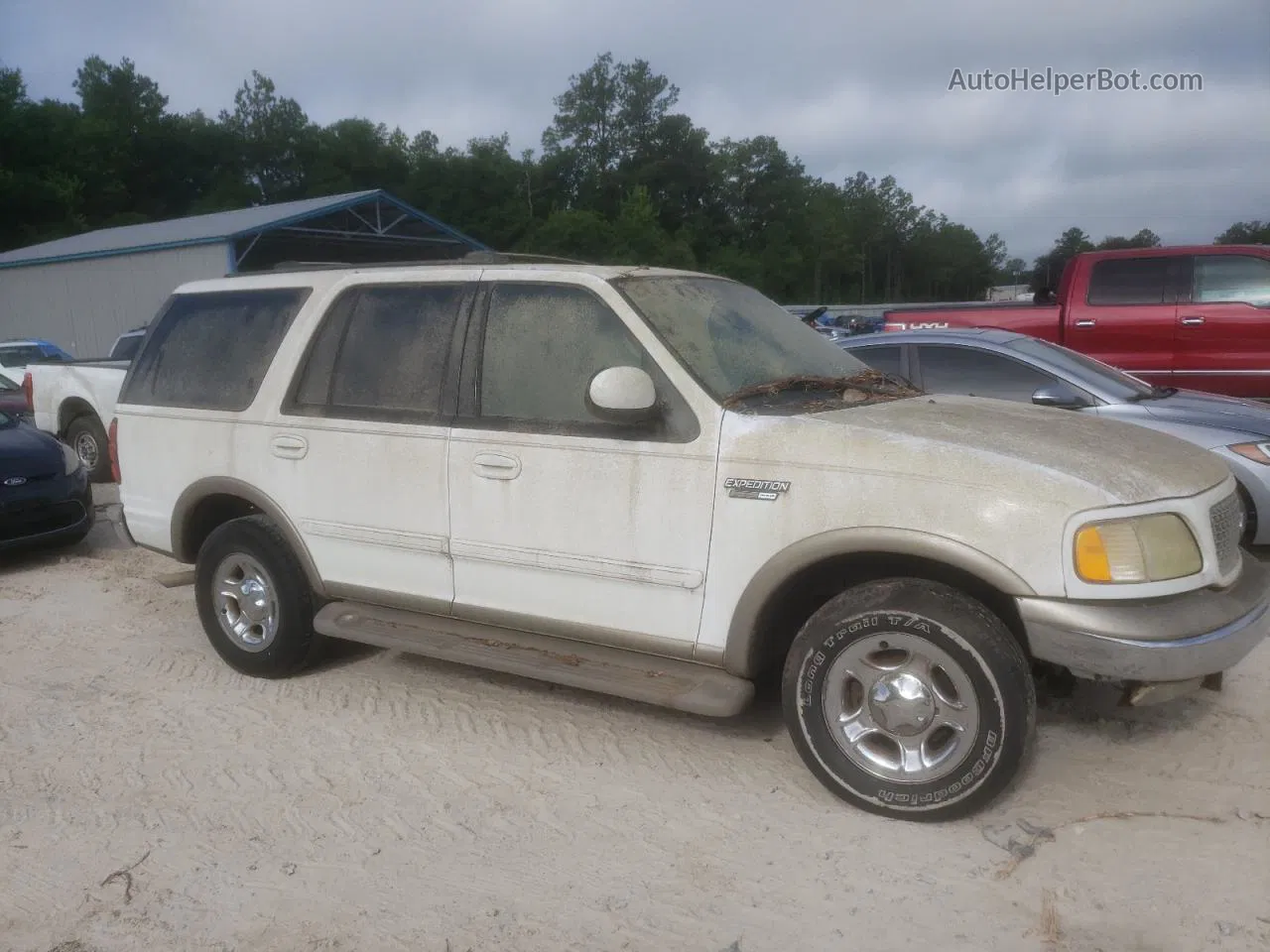 2001 Ford Expedition Eddie Bauer Белый vin: 1FMRU17W61LB63257