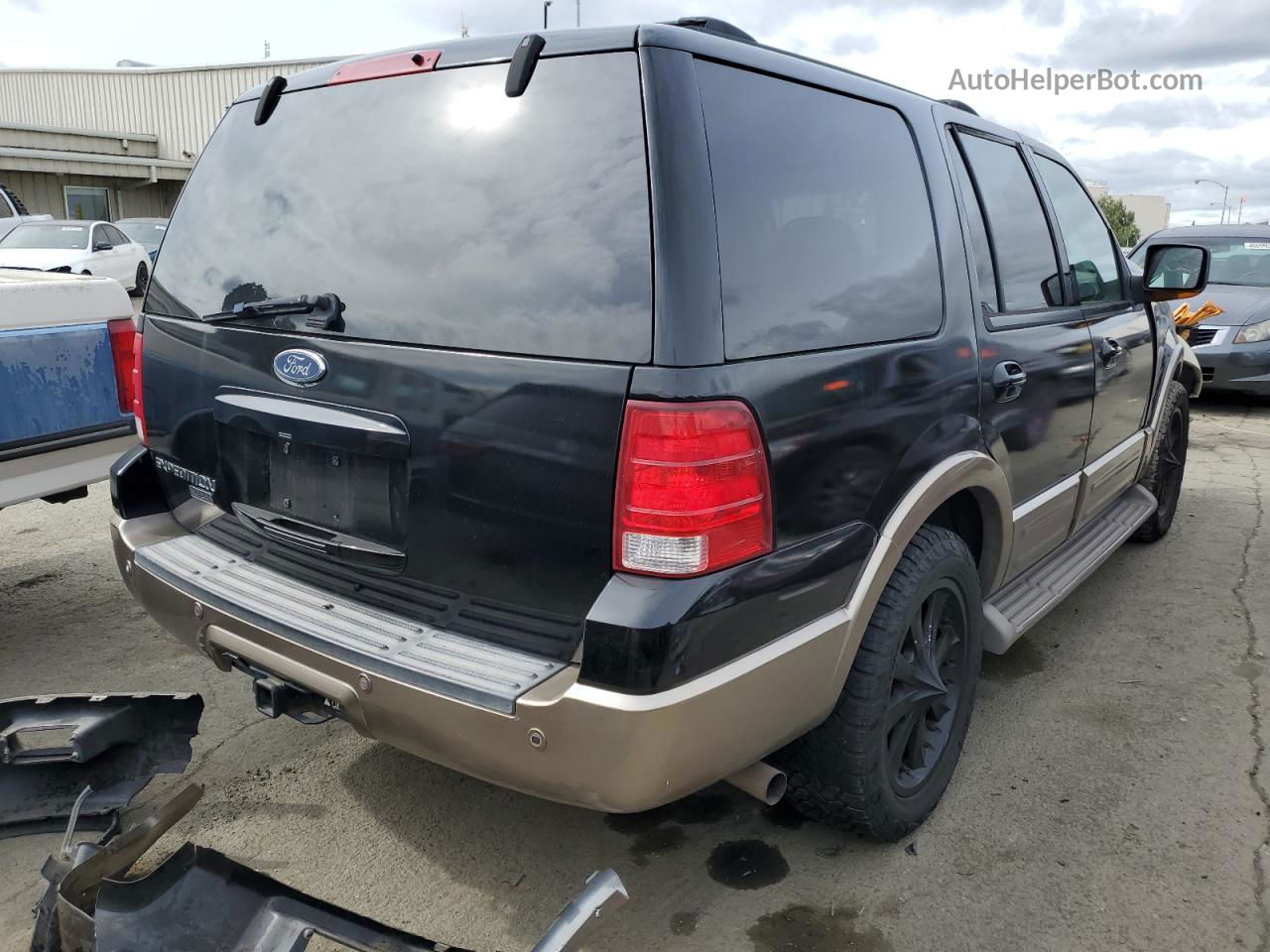 2003 Ford Expedition Eddie Bauer Black vin: 1FMRU17W63LC04361