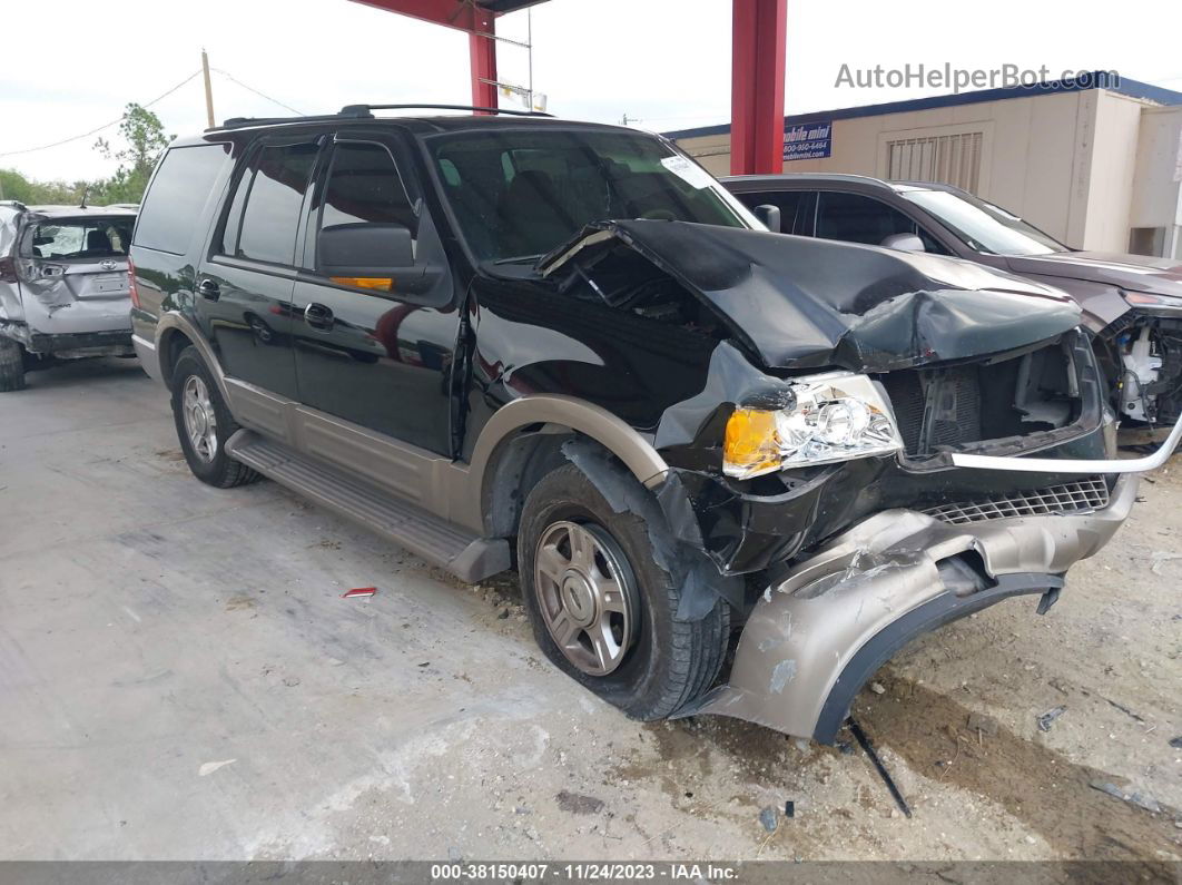 2003 Ford Expedition Eddie Bauer Black vin: 1FMRU17W93LB77074