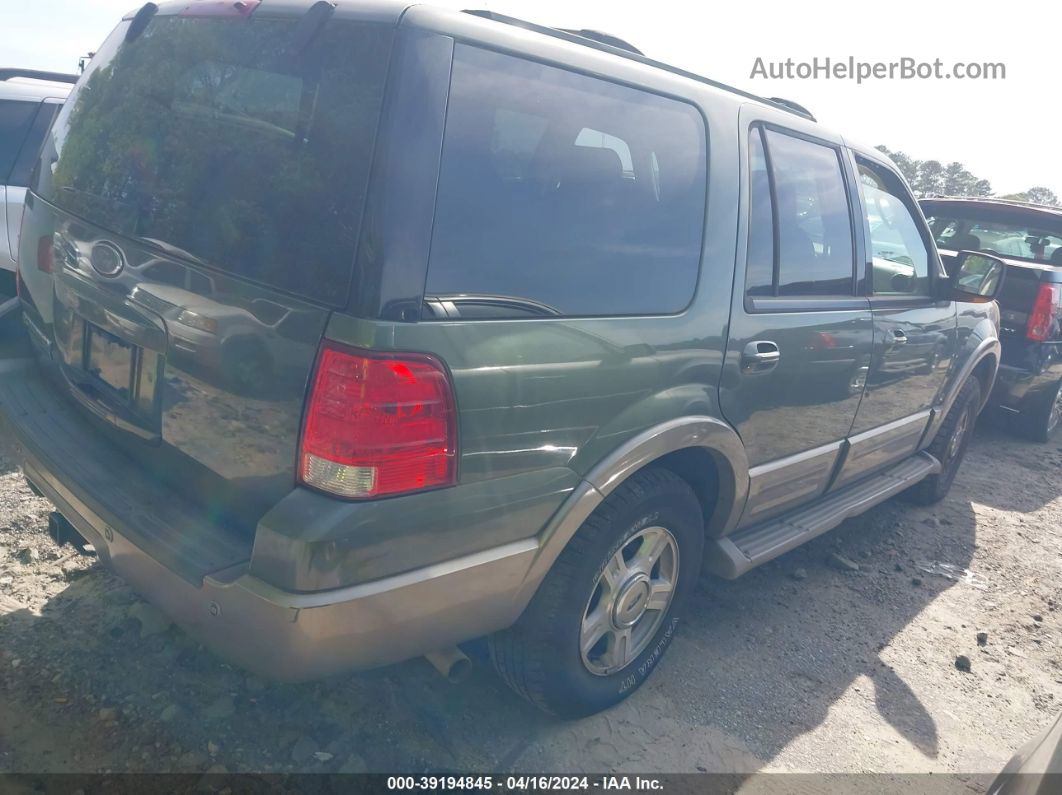 2003 Ford Expedition Eddie Bauer Green vin: 1FMRU17W93LB78211