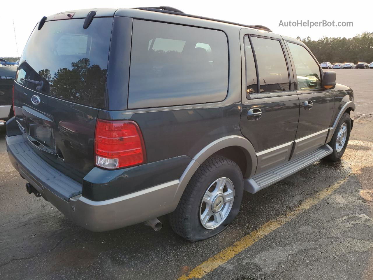 2003 Ford Expedition Eddie Bauer Green vin: 1FMRU17W93LB89340