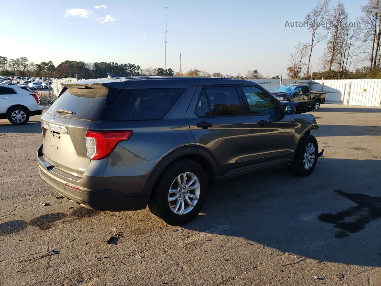 2020 Ford Explorer  Угольный vin: 1FMSK7BH1LGB55257