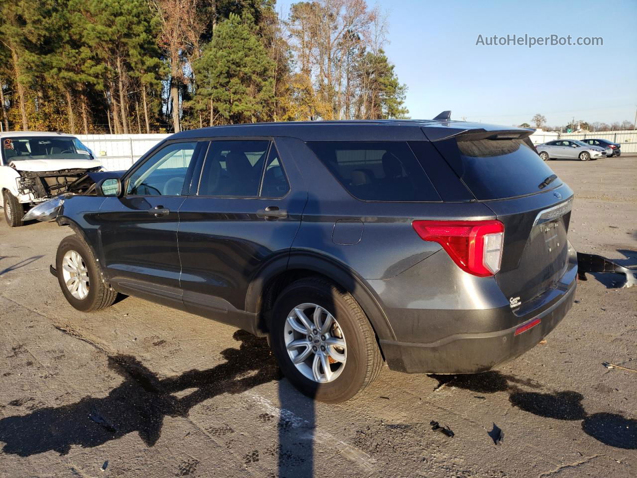 2020 Ford Explorer  Угольный vin: 1FMSK7BH1LGB55257