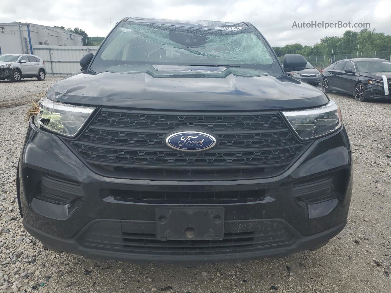 2021 Ford Explorer  Черный vin: 1FMSK7BH3MGA40208