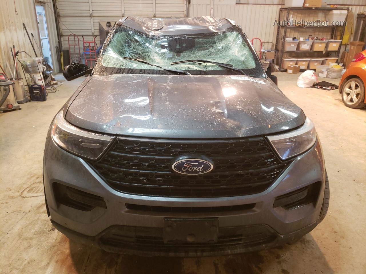 2021 Ford Explorer  Gray vin: 1FMSK7BH7MGB63784