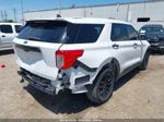 2021 Ford Explorer Base White vin: 1FMSK7BH9MGA81829