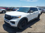 2021 Ford Explorer Base White vin: 1FMSK7BH9MGA81829