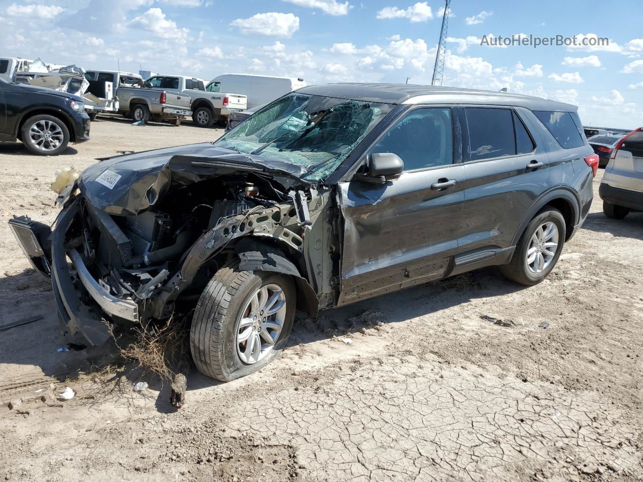 2020 Ford Explorer  Угольный vin: 1FMSK7BHXLGA45467