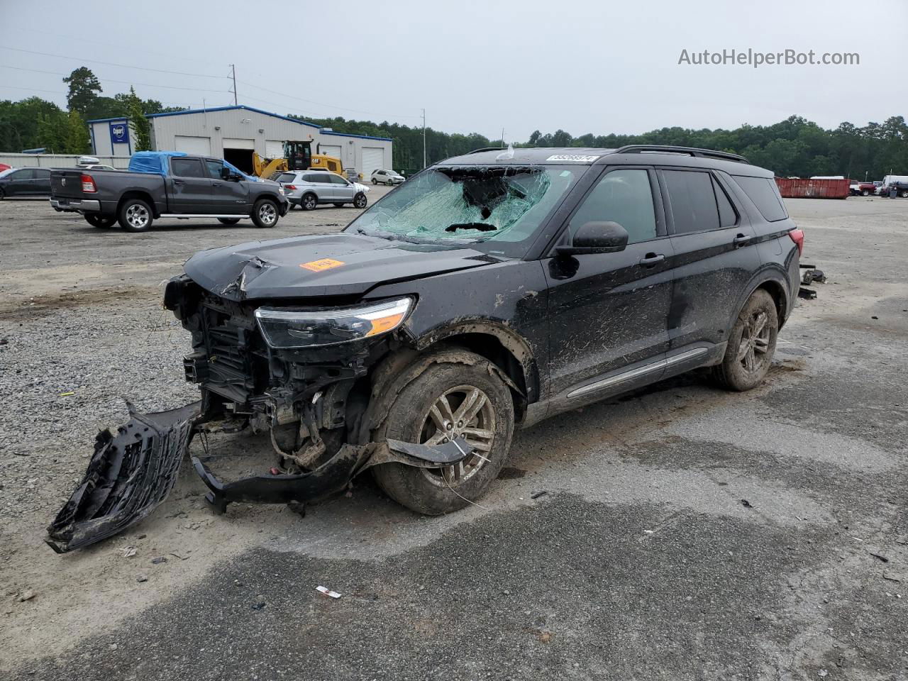 2020 Ford Explorer Xlt Черный vin: 1FMSK7DH0LGC45528