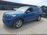 2020 Ford Explorer Xlt Blue vin: 1FMSK7DH0LGD05677