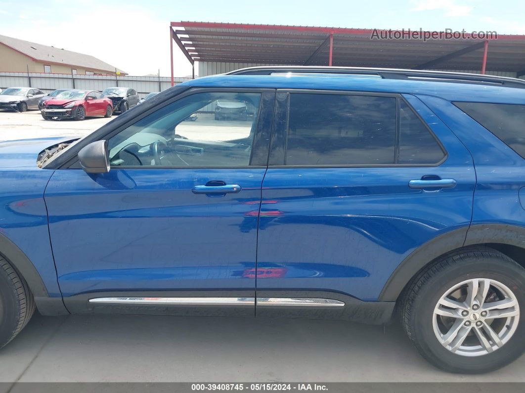 2020 Ford Explorer Xlt Blue vin: 1FMSK7DH0LGD05677