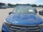 2020 Ford Explorer Xlt Blue vin: 1FMSK7DH0LGD05677