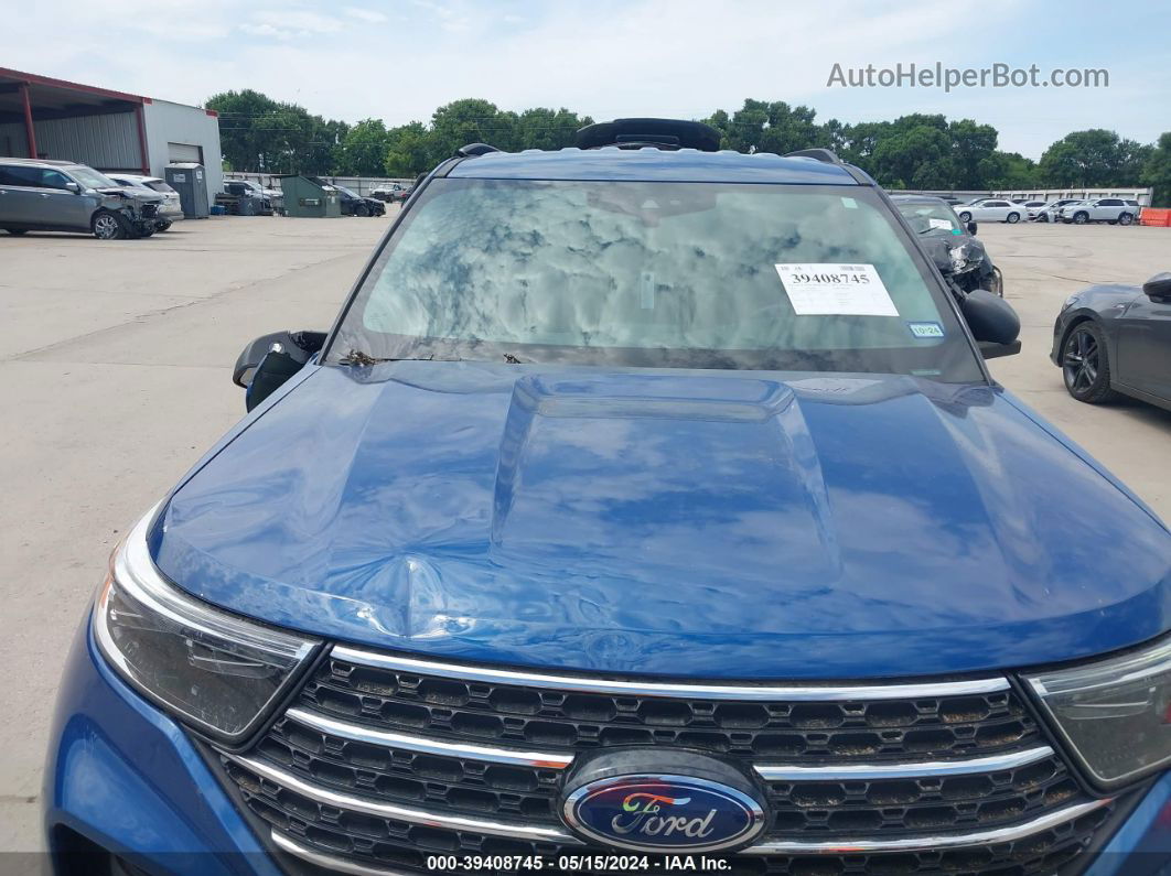 2020 Ford Explorer Xlt Синий vin: 1FMSK7DH0LGD05677