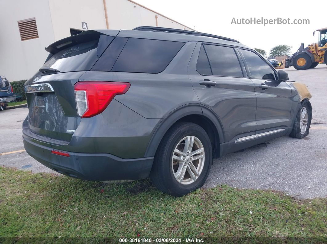 2020 Ford Explorer Xlt Gray vin: 1FMSK7DH1LGA34502