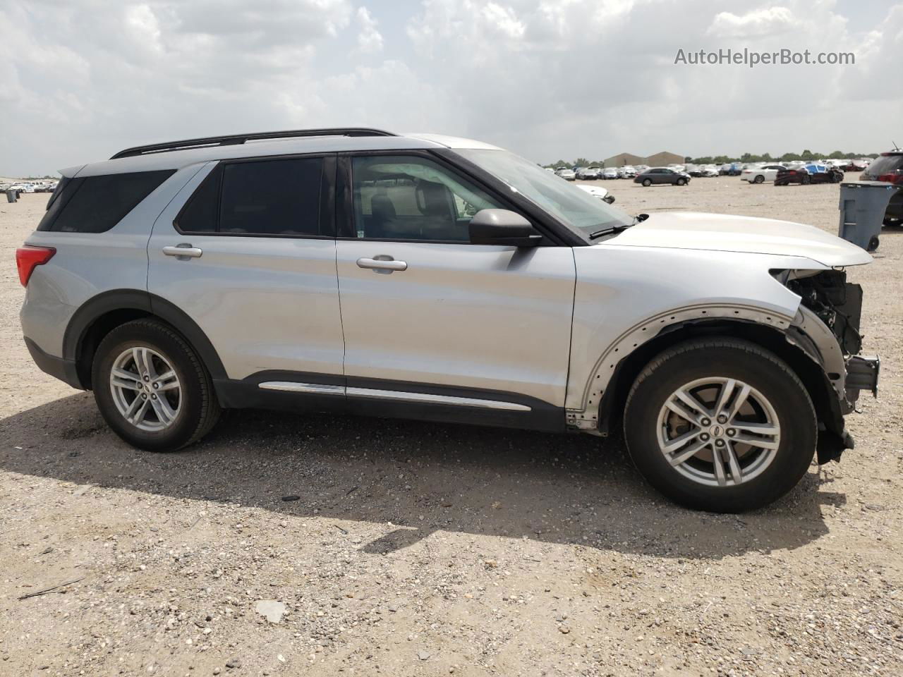 2020 Ford Explorer Xlt Silver vin: 1FMSK7DH1LGA91198