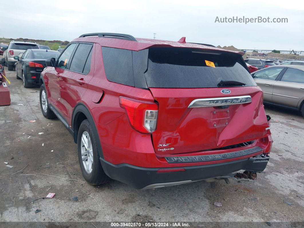 2020 Ford Explorer Xlt Red vin: 1FMSK7DH1LGB38391