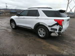 2020 Ford Explorer Xlt White vin: 1FMSK7DH1LGC20881