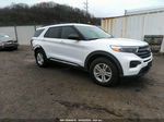 2020 Ford Explorer Xlt White vin: 1FMSK7DH1LGC20881