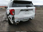 2020 Ford Explorer Xlt White vin: 1FMSK7DH1LGC20881