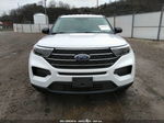 2020 Ford Explorer Xlt White vin: 1FMSK7DH1LGC20881