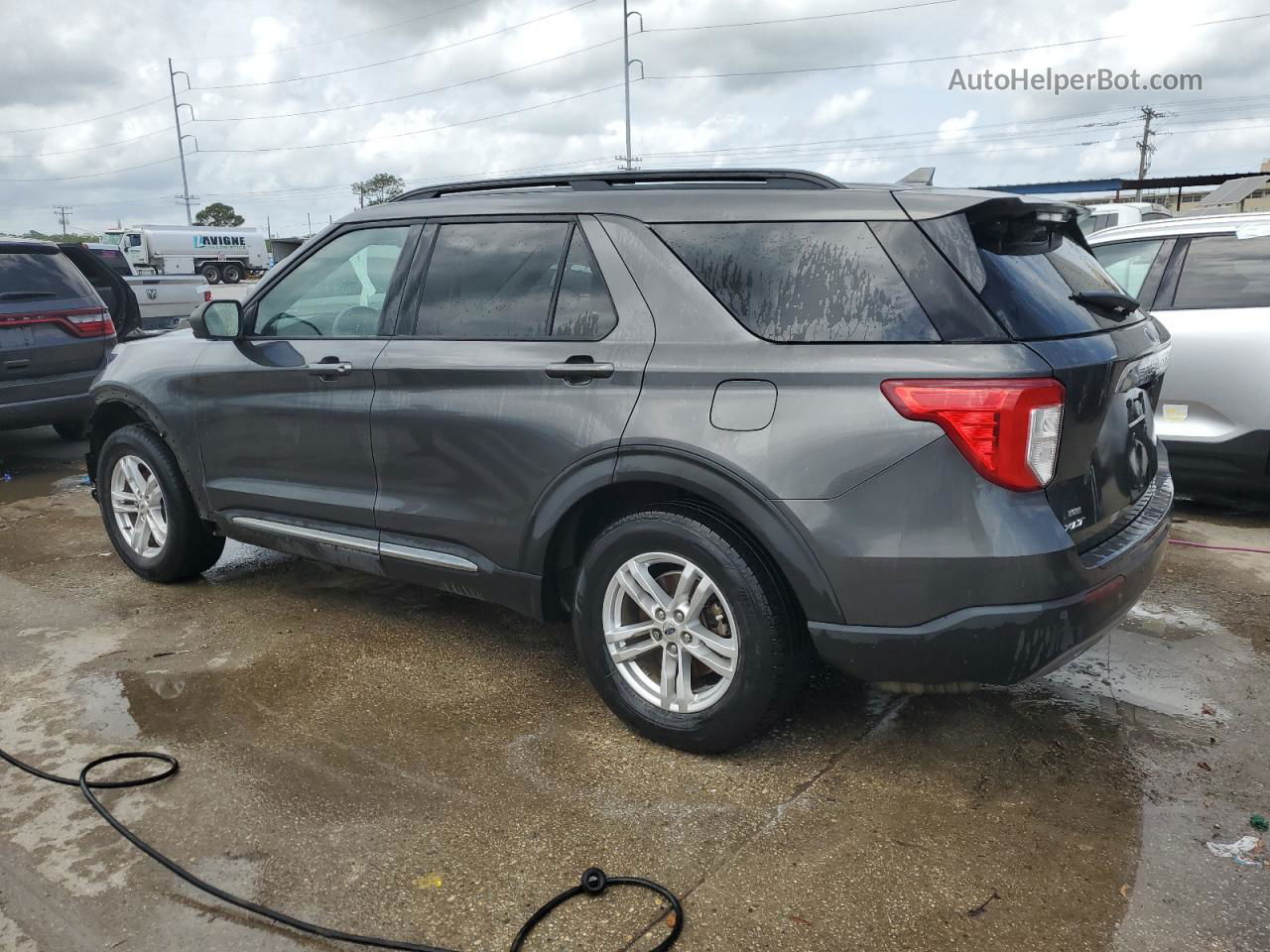 2020 Ford Explorer Xlt Gray vin: 1FMSK7DH1LGC41584