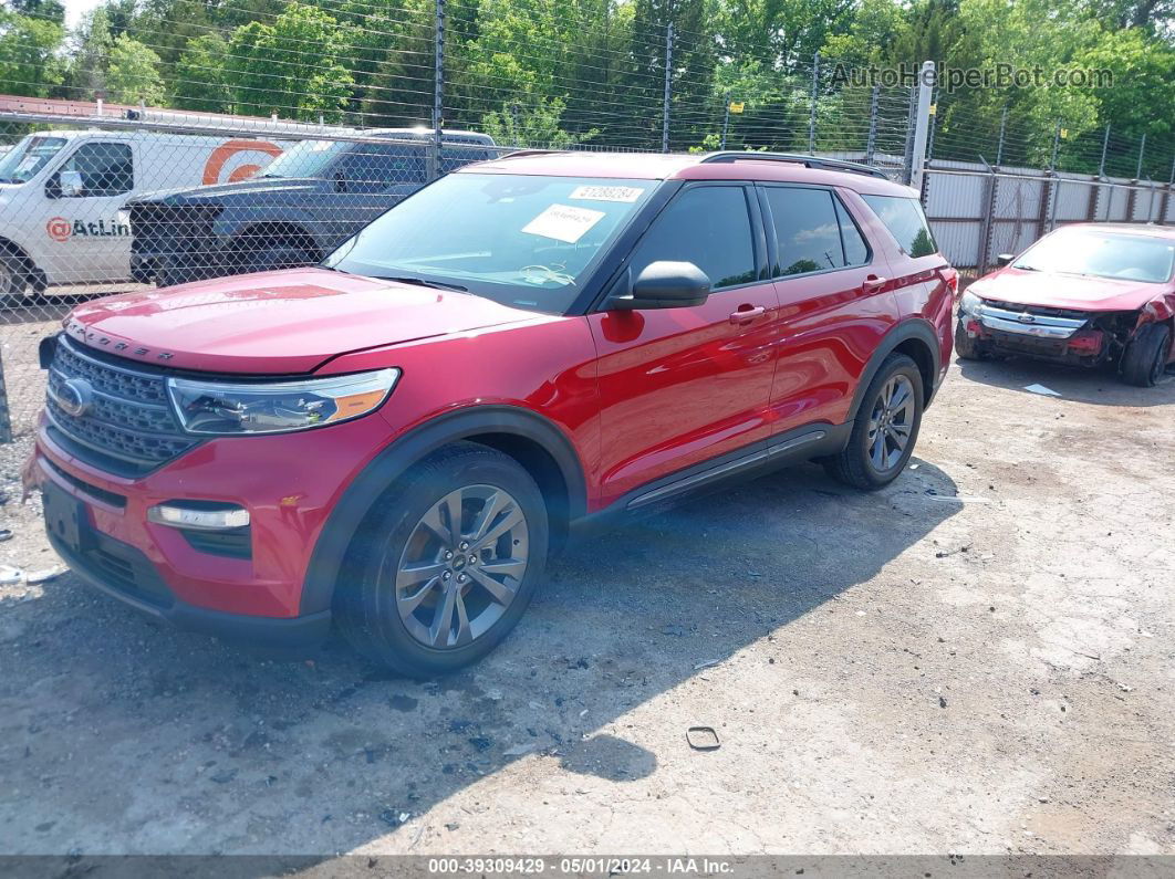 2021 Ford Explorer Xlt Red vin: 1FMSK7DH1MGA29964