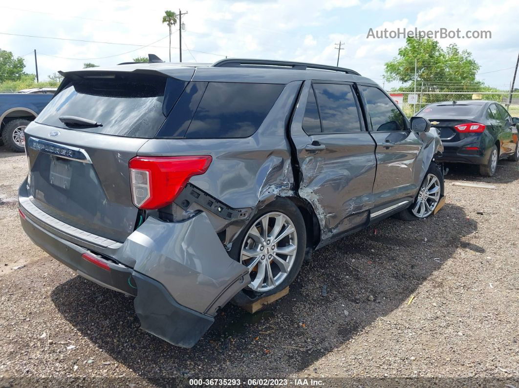 2021 Ford Explorer Xlt Silver vin: 1FMSK7DH1MGA94586