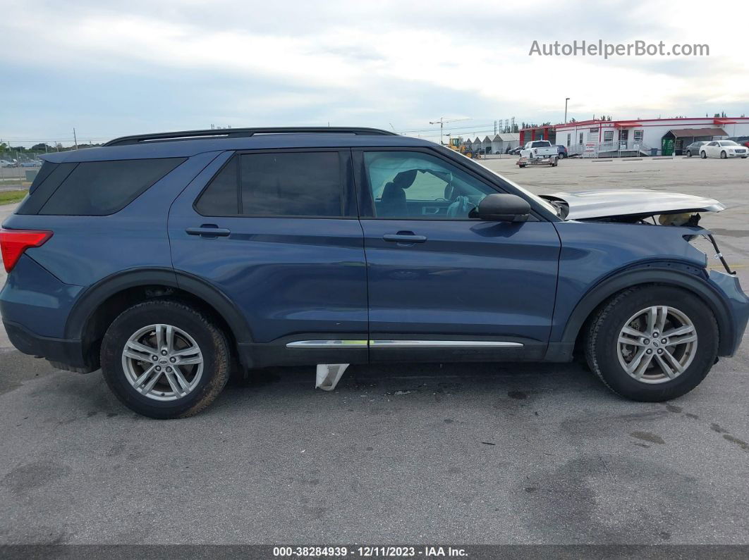 2021 Ford Explorer Xlt Gray vin: 1FMSK7DH1MGB40286