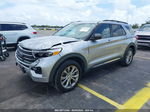 2021 Ford Explorer Xlt Silver vin: 1FMSK7DH1MGC16346