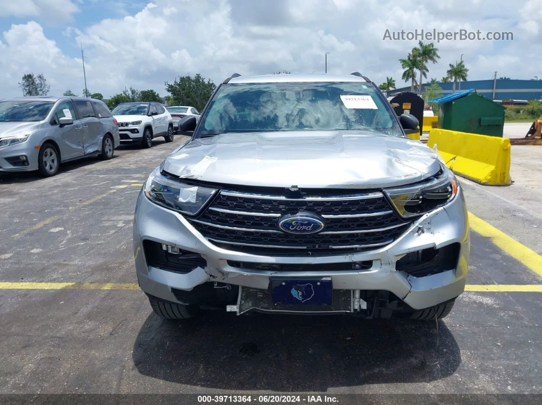 2021 Ford Explorer Xlt Silver vin: 1FMSK7DH1MGC16346