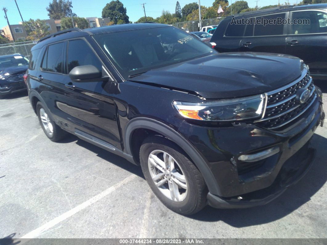 2020 Ford Explorer Xlt Black vin: 1FMSK7DH2LGB05903