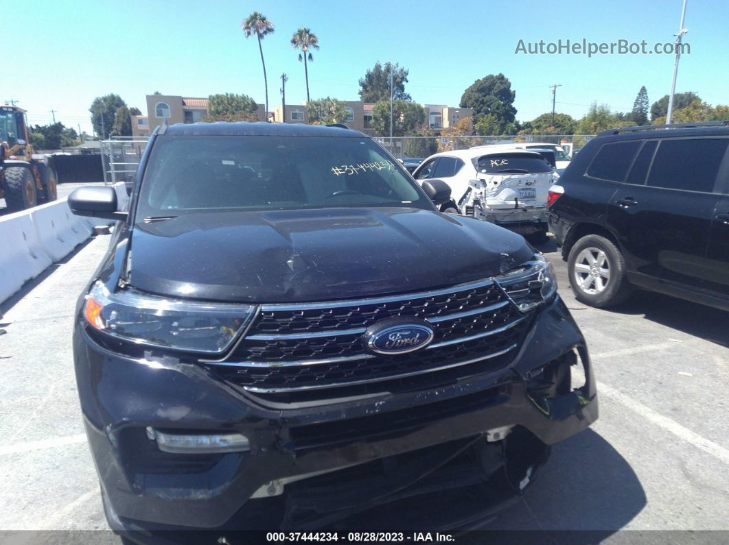 2020 Ford Explorer Xlt Black vin: 1FMSK7DH2LGB05903