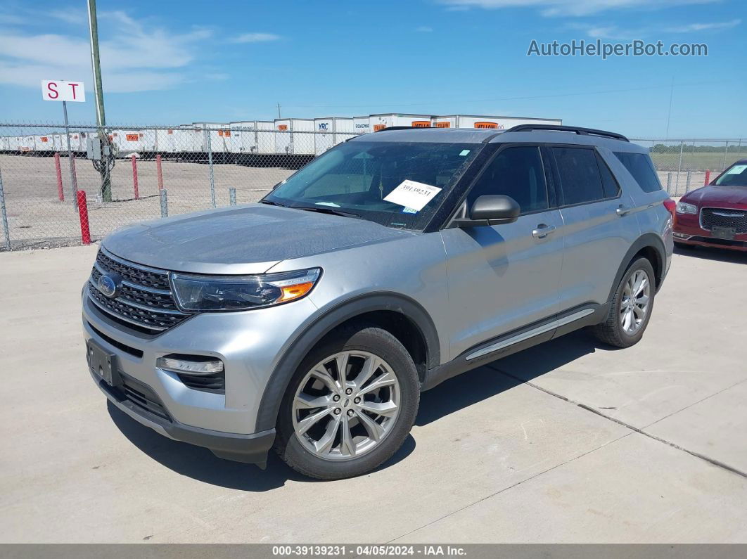 2020 Ford Explorer Xlt Silver vin: 1FMSK7DH2LGC28620