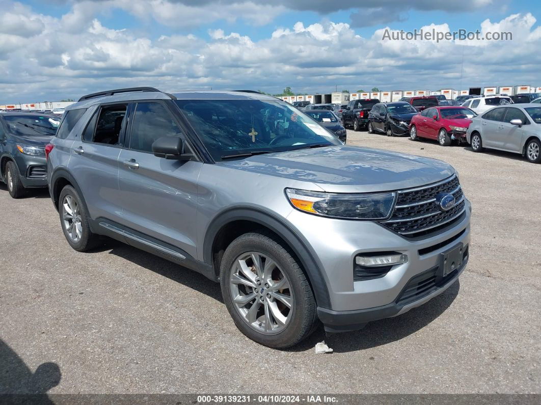 2020 Ford Explorer Xlt Silver vin: 1FMSK7DH2LGC28620