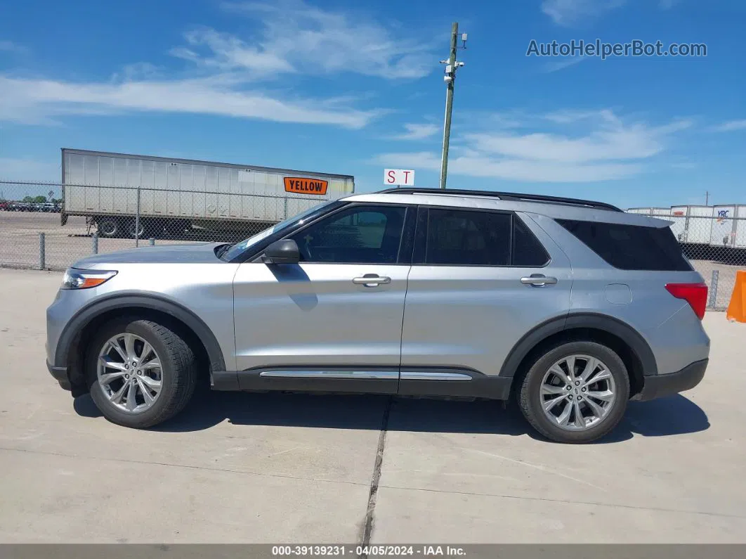 2020 Ford Explorer Xlt Silver vin: 1FMSK7DH2LGC28620