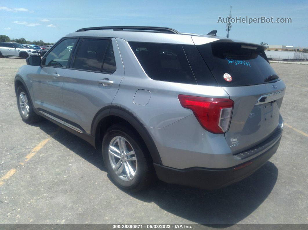 2021 Ford Explorer Xlt Silver vin: 1FMSK7DH2MGA68174