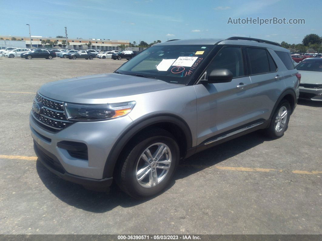 2021 Ford Explorer Xlt Silver vin: 1FMSK7DH2MGA68174