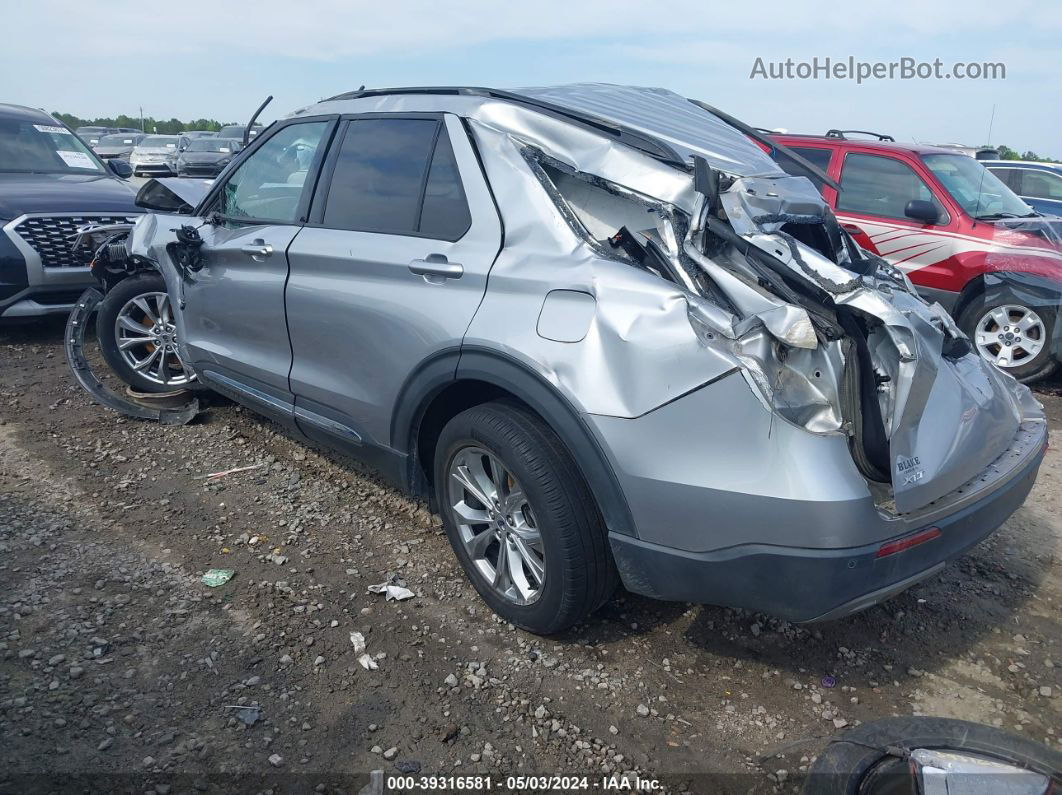 2021 Ford Explorer Xlt Silver vin: 1FMSK7DH2MGB39373