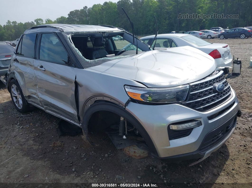 2021 Ford Explorer Xlt Silver vin: 1FMSK7DH2MGB39373