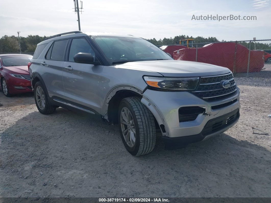 2021 Ford Explorer Xlt Silver vin: 1FMSK7DH2MGC10426