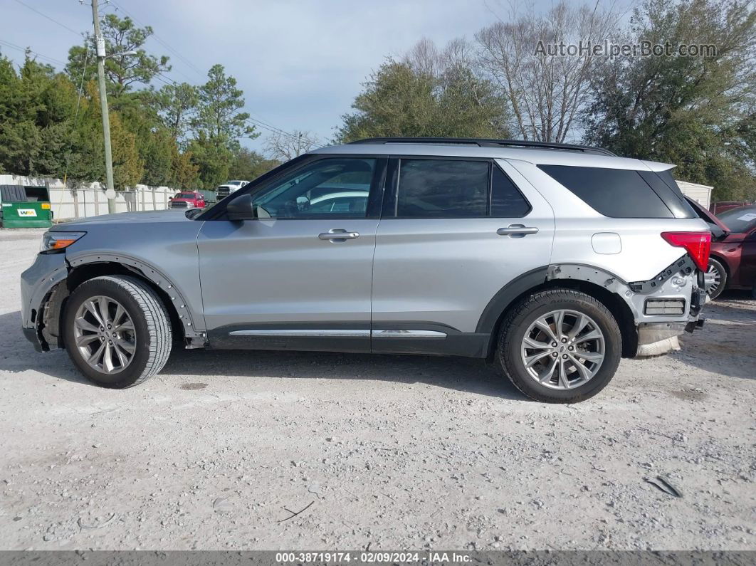 2021 Ford Explorer Xlt Silver vin: 1FMSK7DH2MGC10426