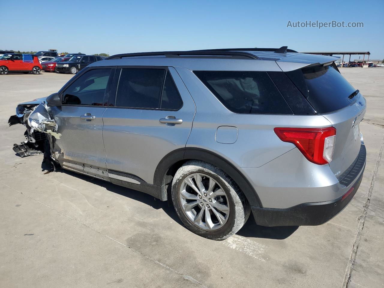 2021 Ford Explorer Xlt Silver vin: 1FMSK7DH2MGC24889