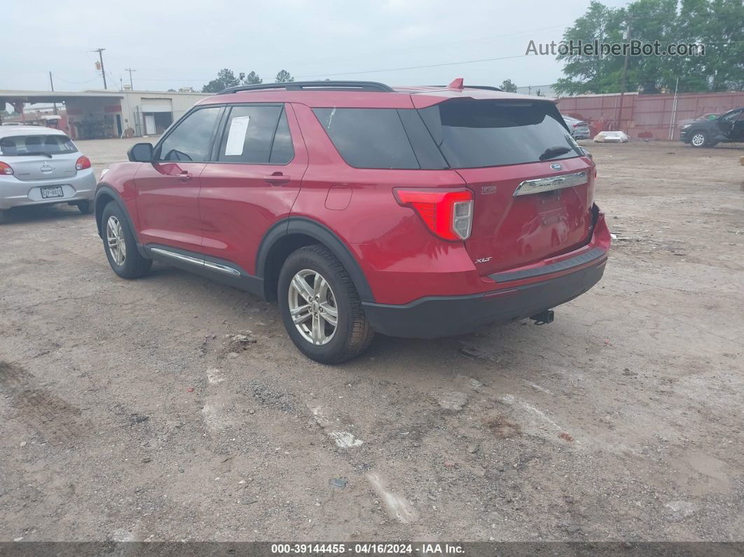 2020 Ford Explorer Xlt Red vin: 1FMSK7DH3LGC28707